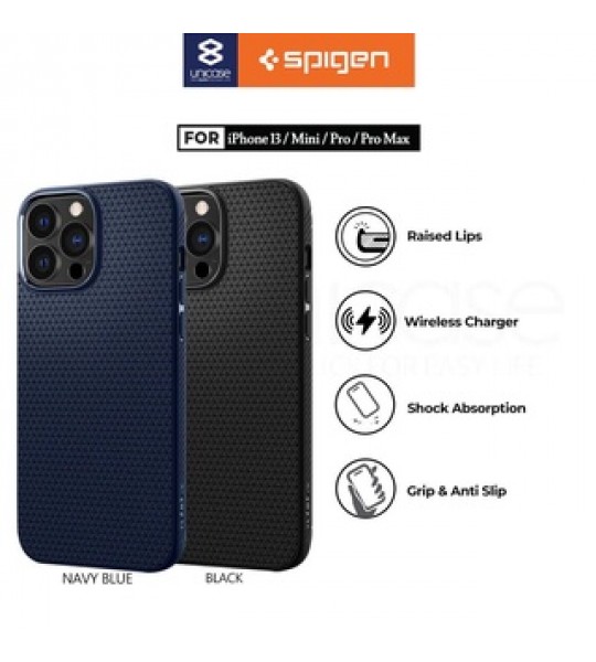 Case IPhone 13 Pro Max 13 Mini Spigen Liquid Air Softcase TPU Casing